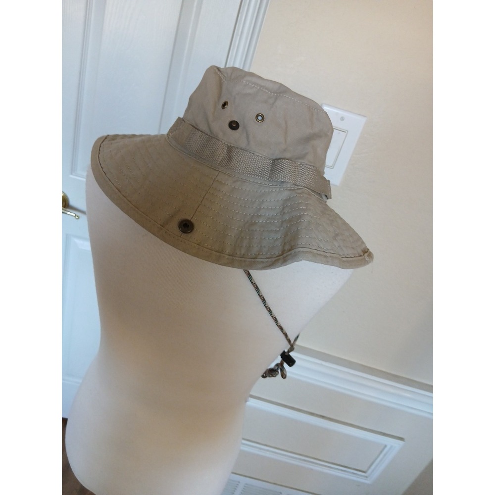 🧢 Swiss Tech Sun Hat Cap Sm/Med Khaki Tan NWOT Hiking Fishing Outdoor Cotton